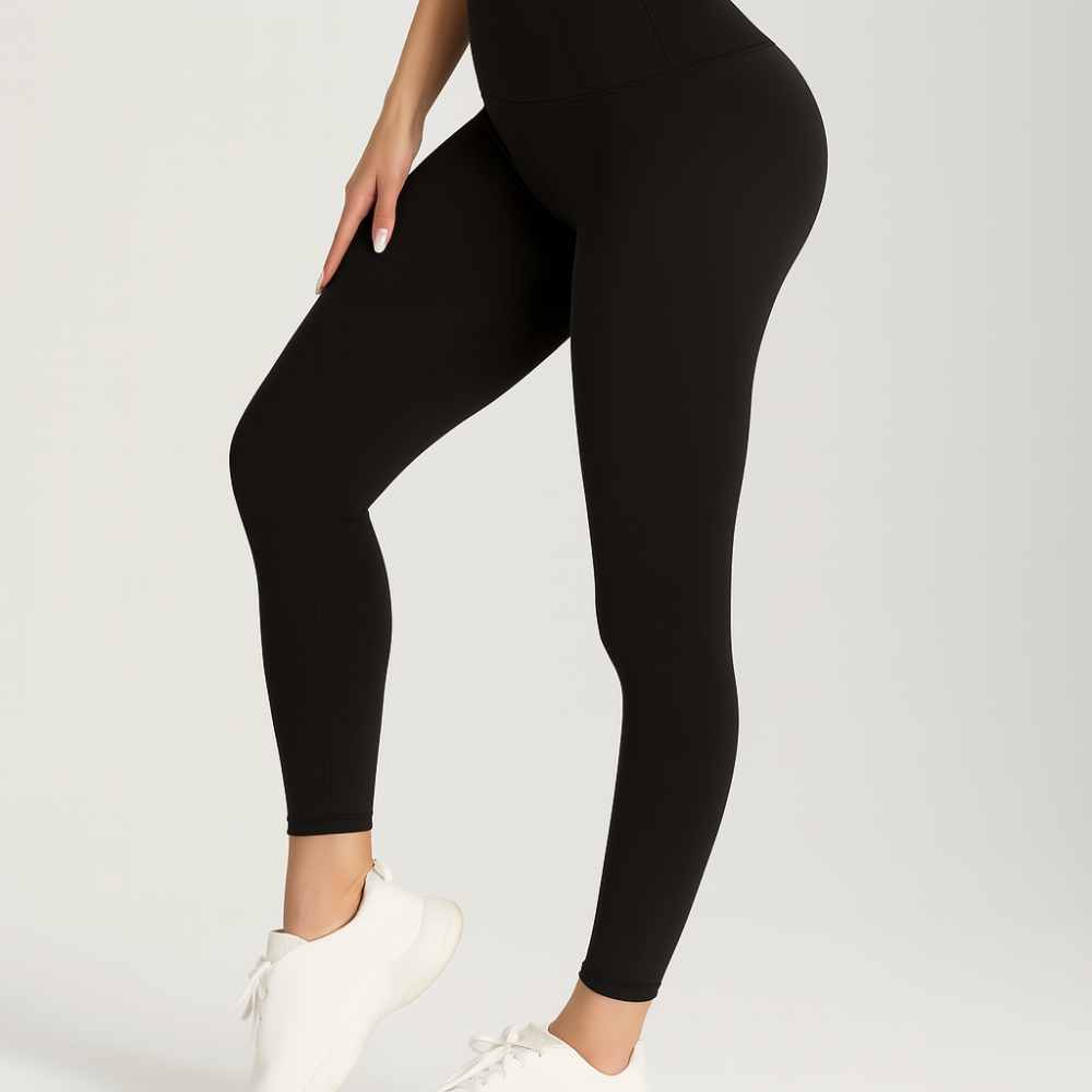 Leggings de Yoga pour Damen à Taille Haute – Contrôle du Ventre & Fit en Tissu Élastique pour Yoga & Pilates