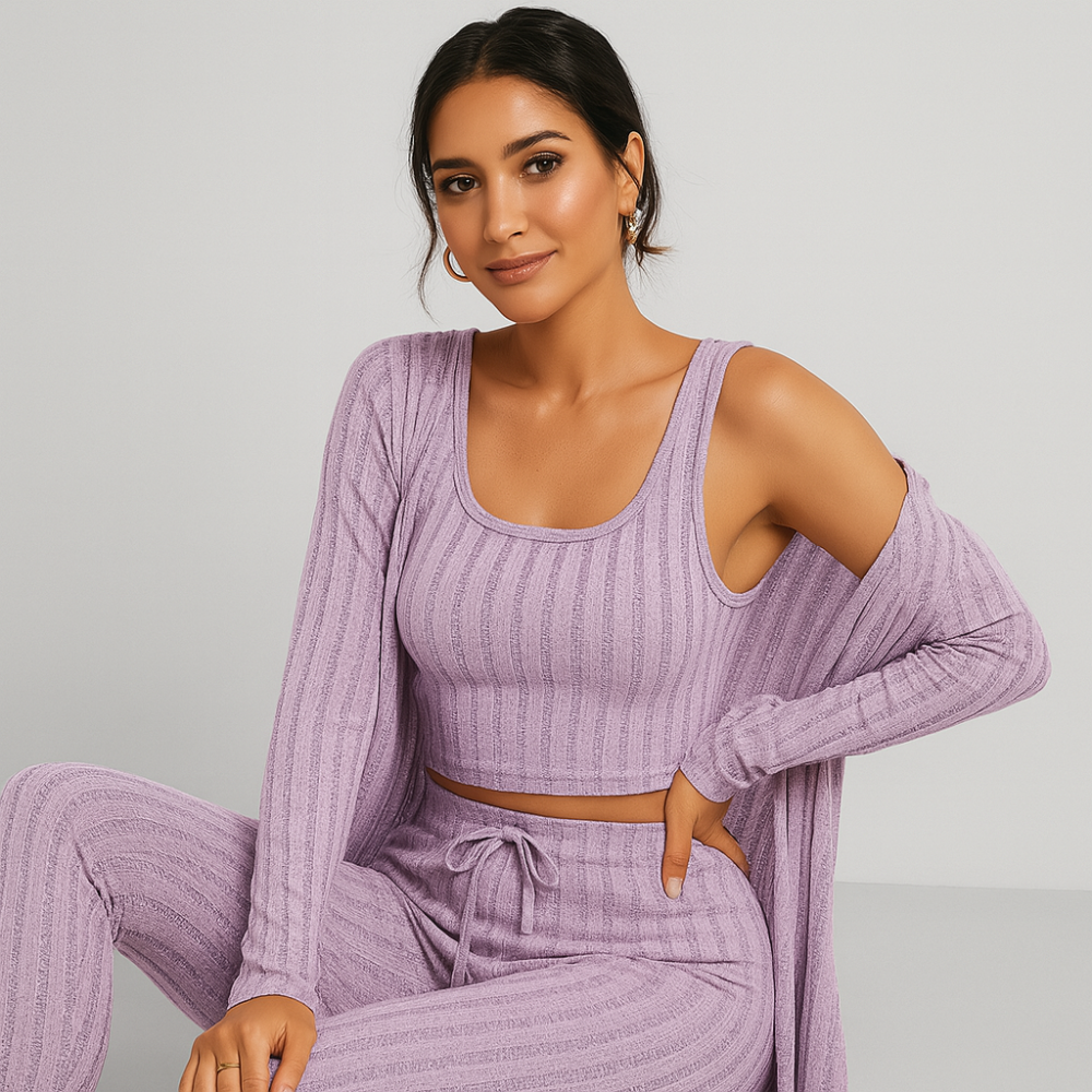 Ensemble Pyjama et Lounge Élégant pour Femmes – Doux et Confortable pour Dormir et Se Détendre