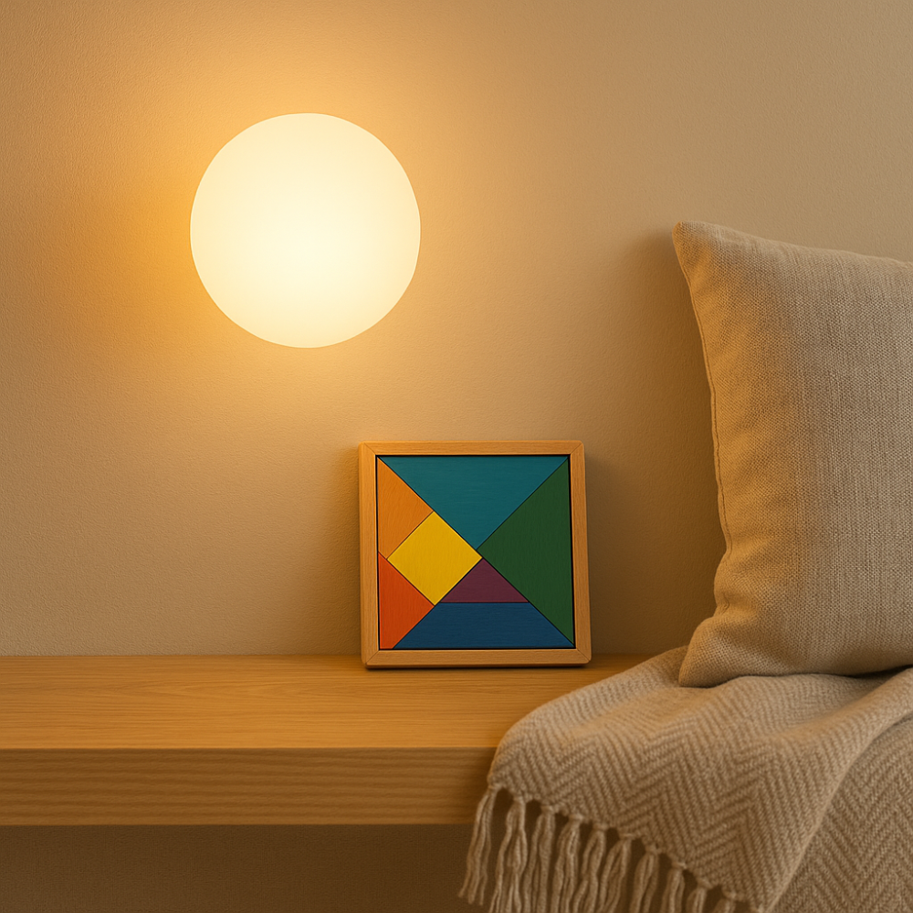 LumaGlow – Applique moderne avec abat-jour en verre dépoli et base élégante