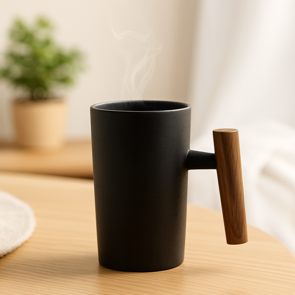 StillSip – Tasse de style japonais couleur terre avec un aspect artisanal