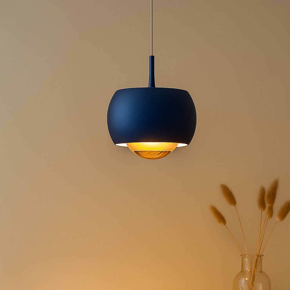 HaloForm – Suspension minimaliste avec éclairage LED et design circulaire élégant