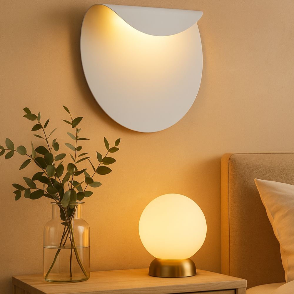 LumaGlow – Applique murale minimaliste avec éclairage doux et ambiant