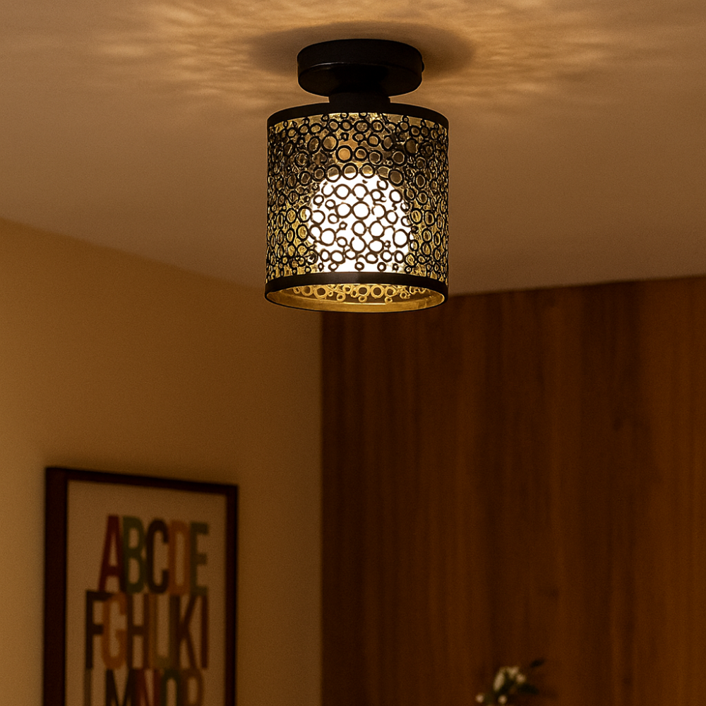 IronGlow – Lampe de loft industrielle au design ouvert en style vintage