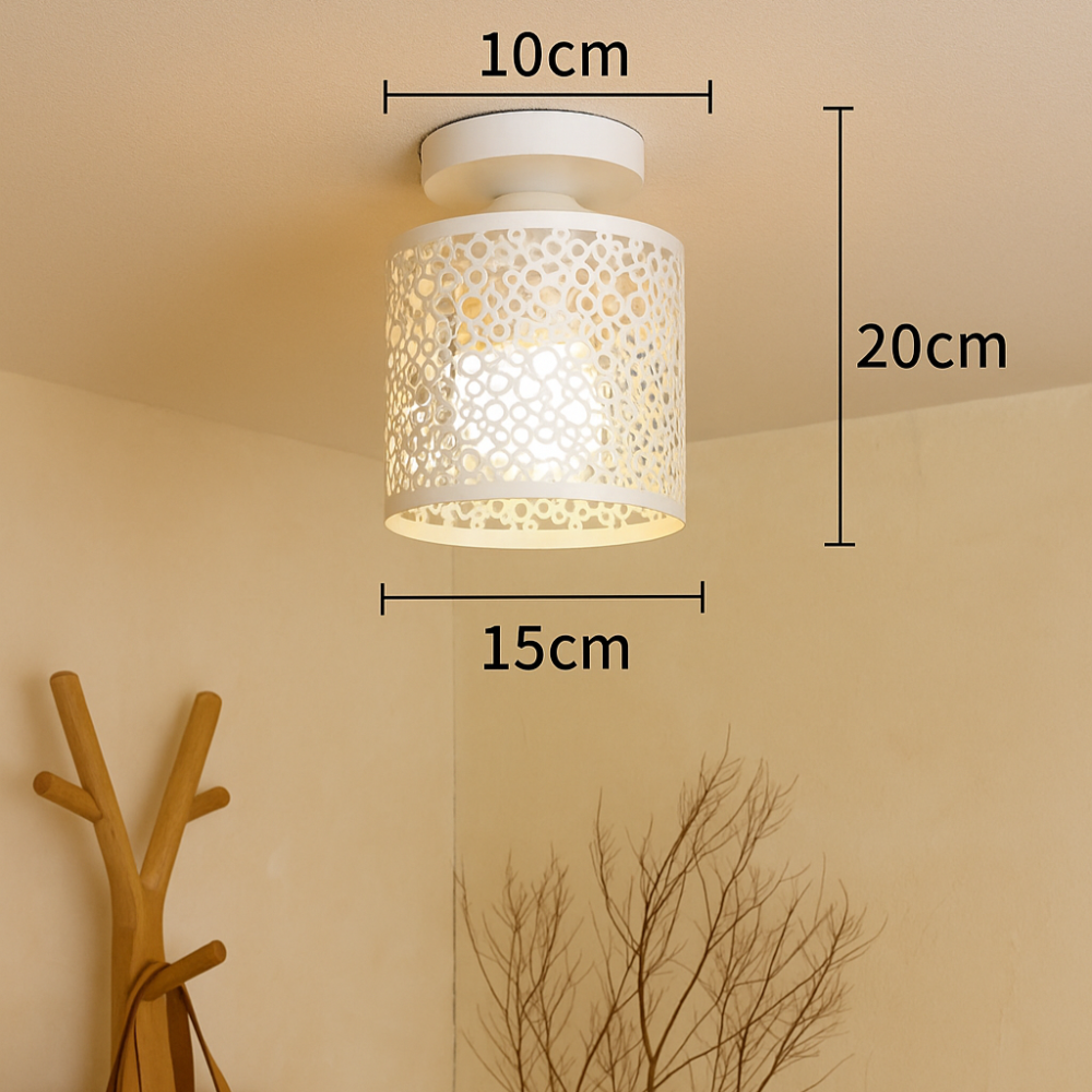 IronGlow – Lampe de loft industrielle au design ouvert en style vintage