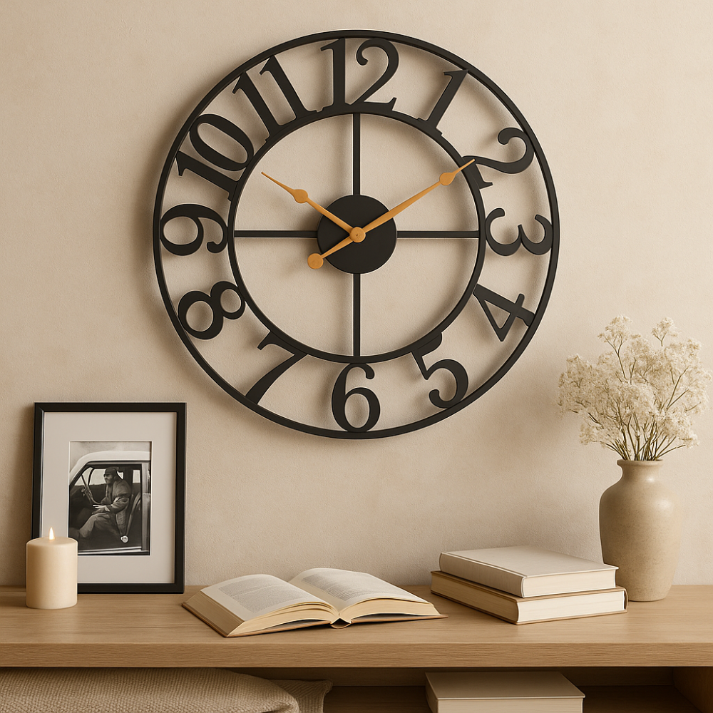 TimeVista – Horloge numérique rétro élégante avec grand affichage facile à lire