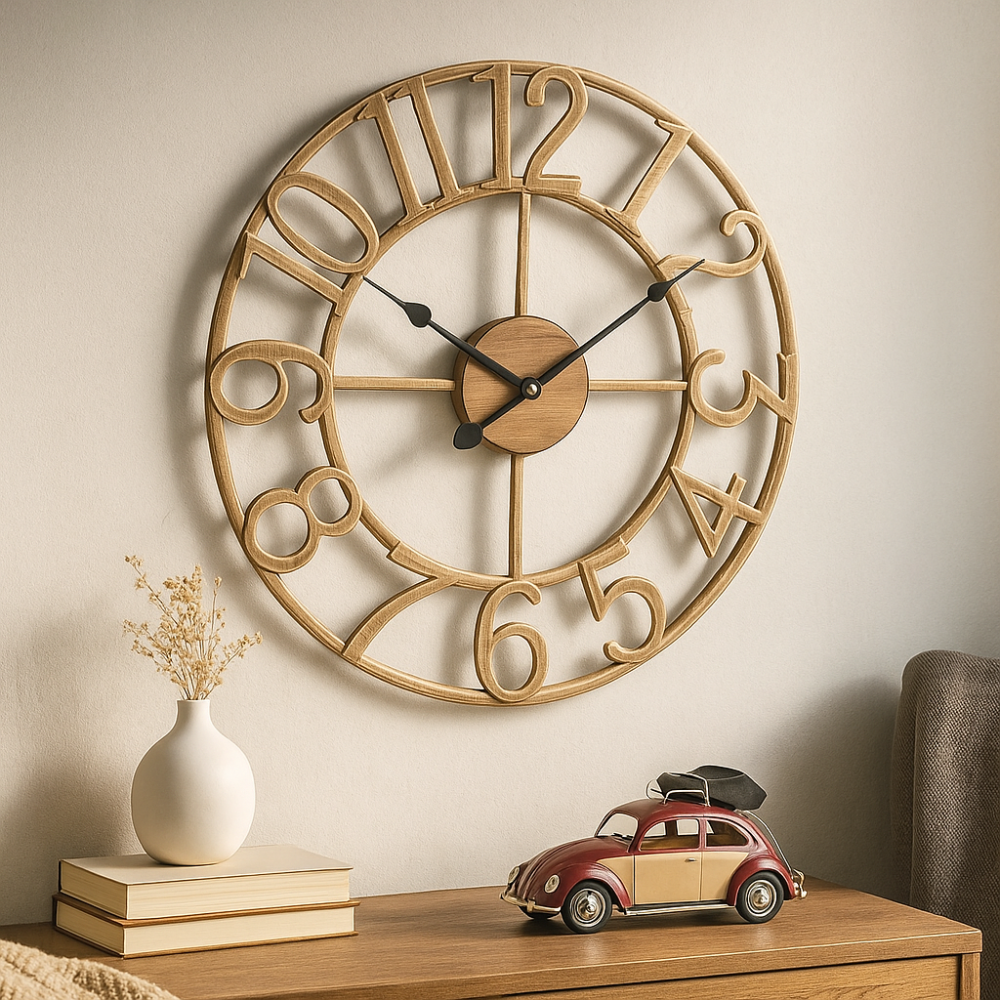 TimeVista – Horloge numérique rétro élégante avec grand affichage facile à lire