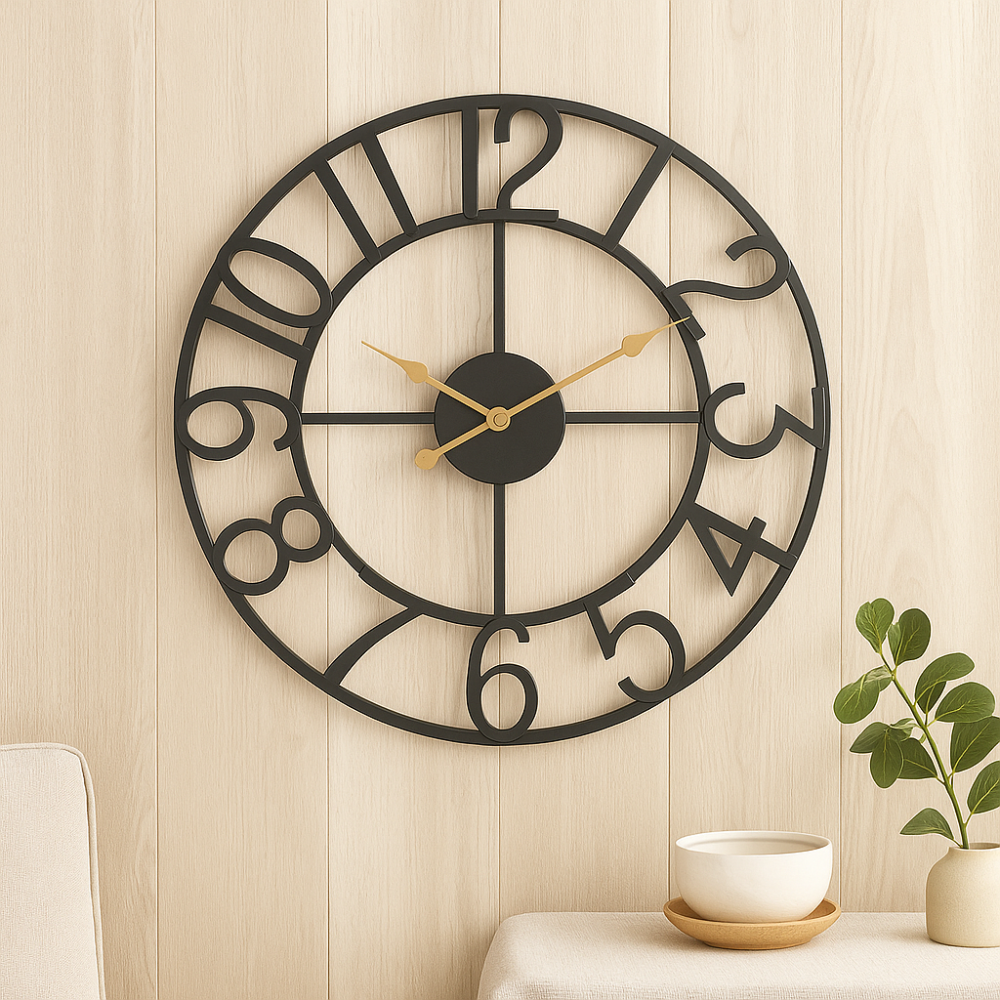TimeVista – Horloge numérique rétro élégante avec grand affichage facile à lire