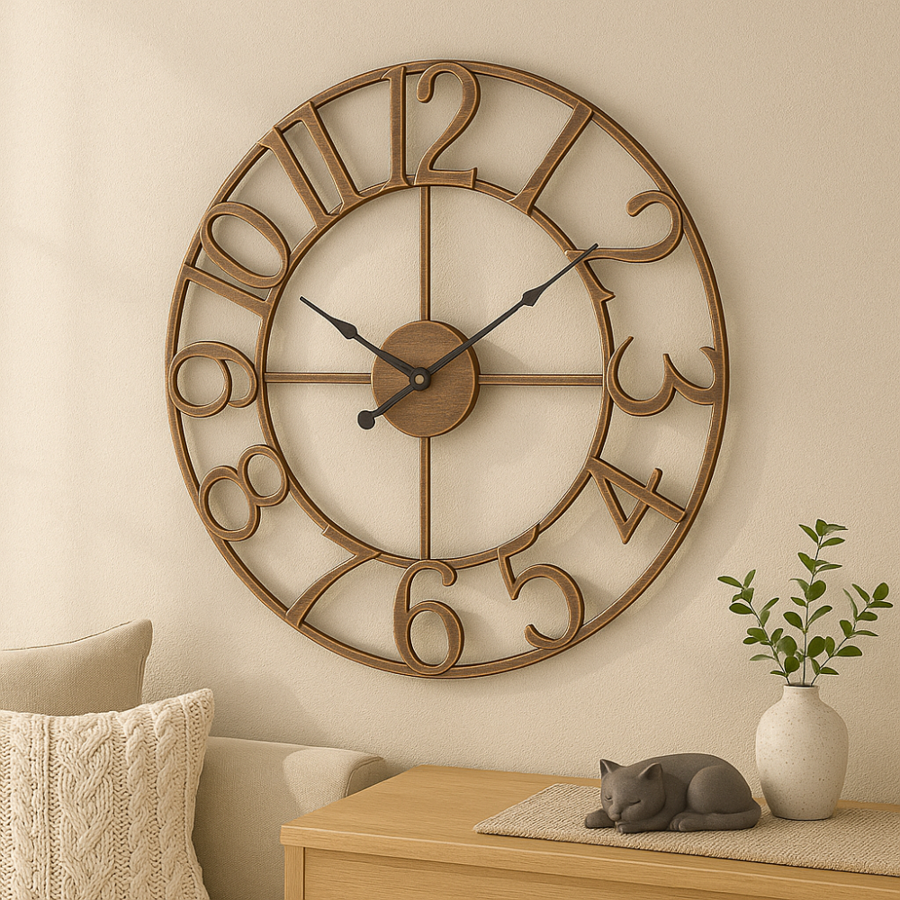TimeVista – Horloge numérique rétro élégante avec grand affichage facile à lire