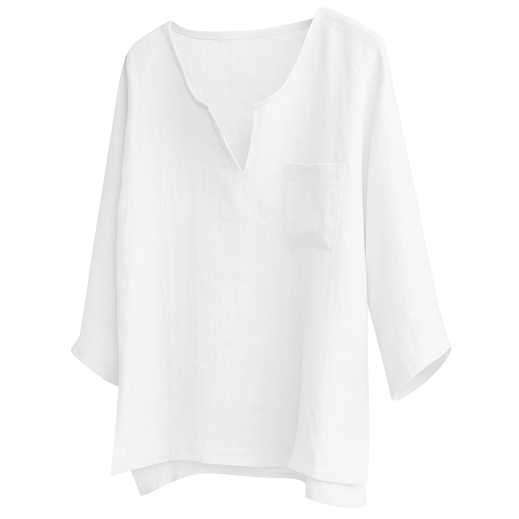 Bianca - Blouse en lin - Chic d'été