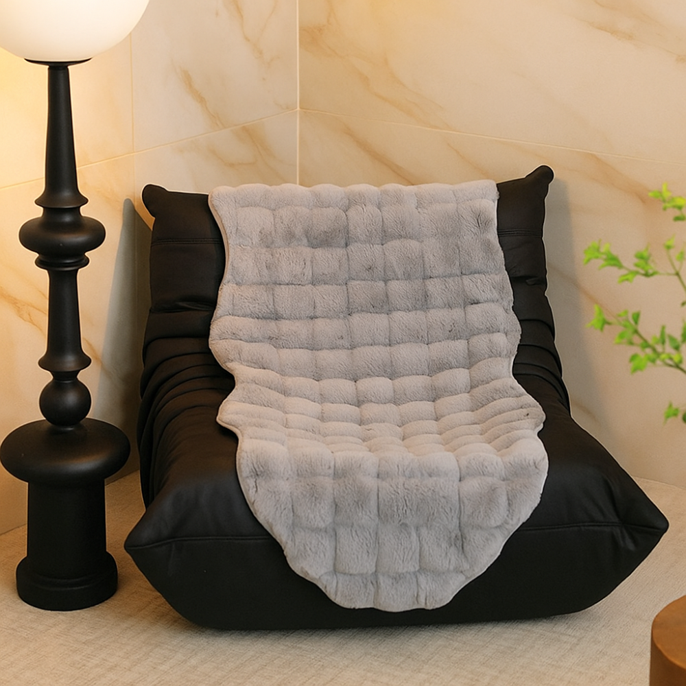CloudHaven – Couverture en peluche ultra-douce avec face antidérapante