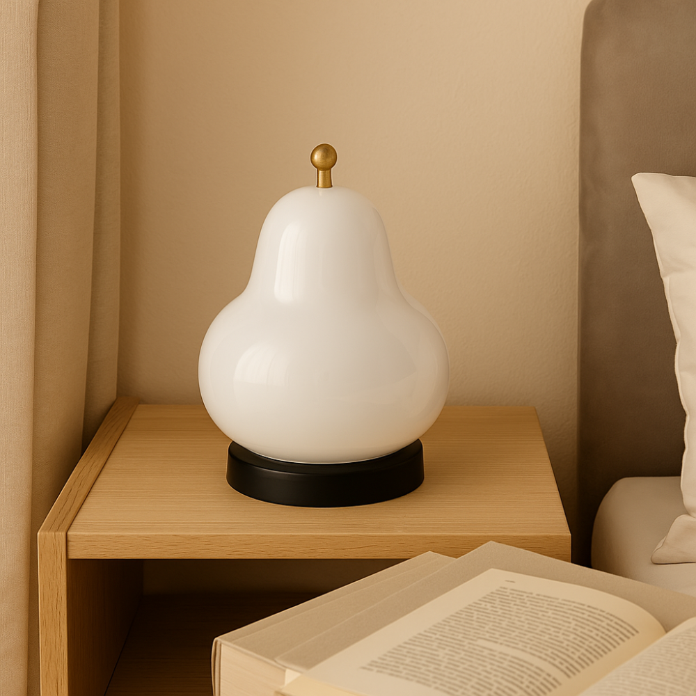 GlowPear – Lampe en forme de poire à intensité variable tactile avec lumière chaude