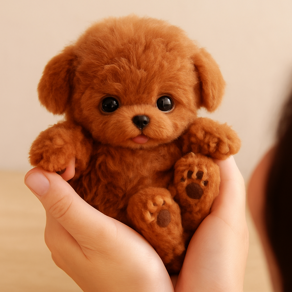SnugglePup - Chiot en peluche réaliste avec des détails réalistes