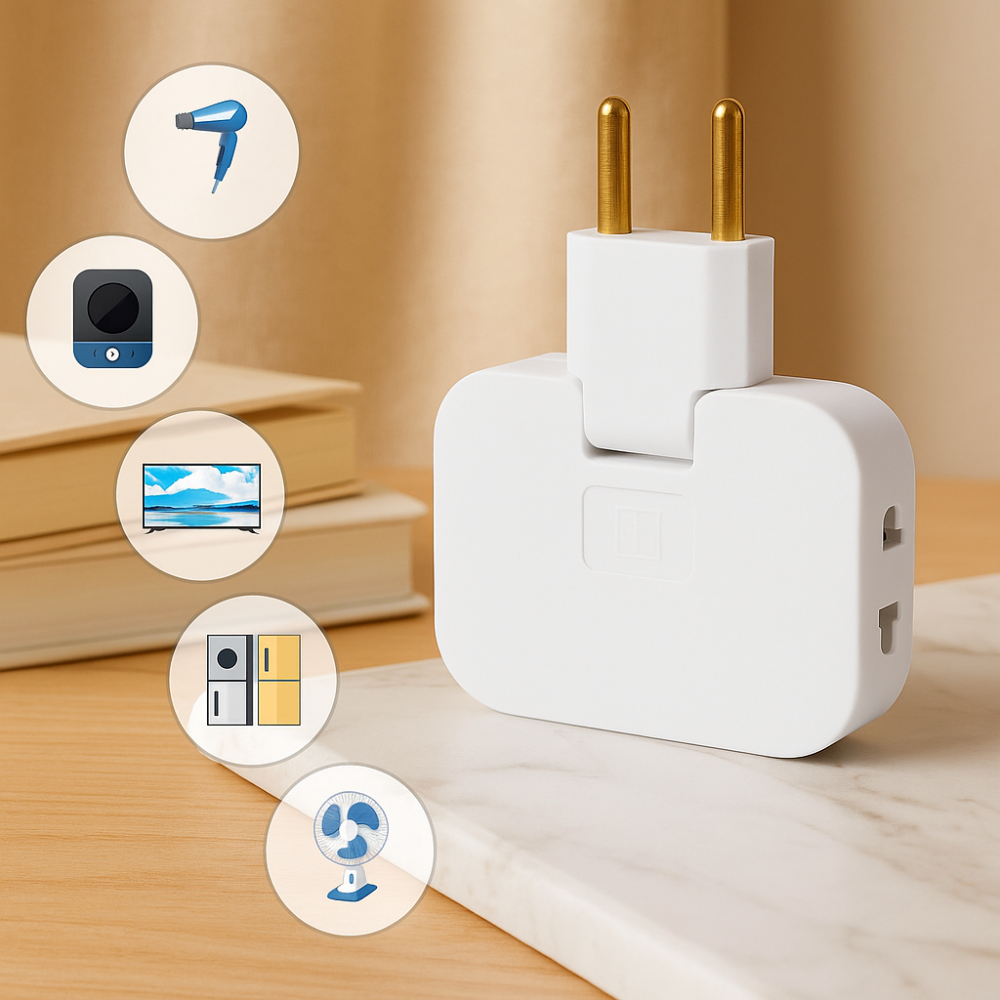 FlexiPlug – Barre d'alimentation ultra-fine pivotante à 180° avec multiples prises