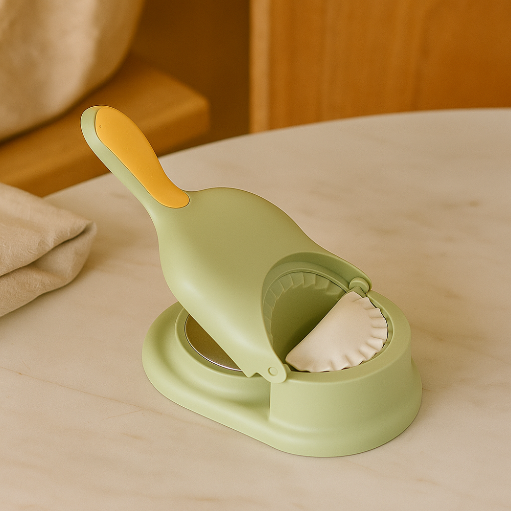 DoughMaster – Ensemble de 2 en 1 pour raviolis pour des dumplings maison rapides et parfaits