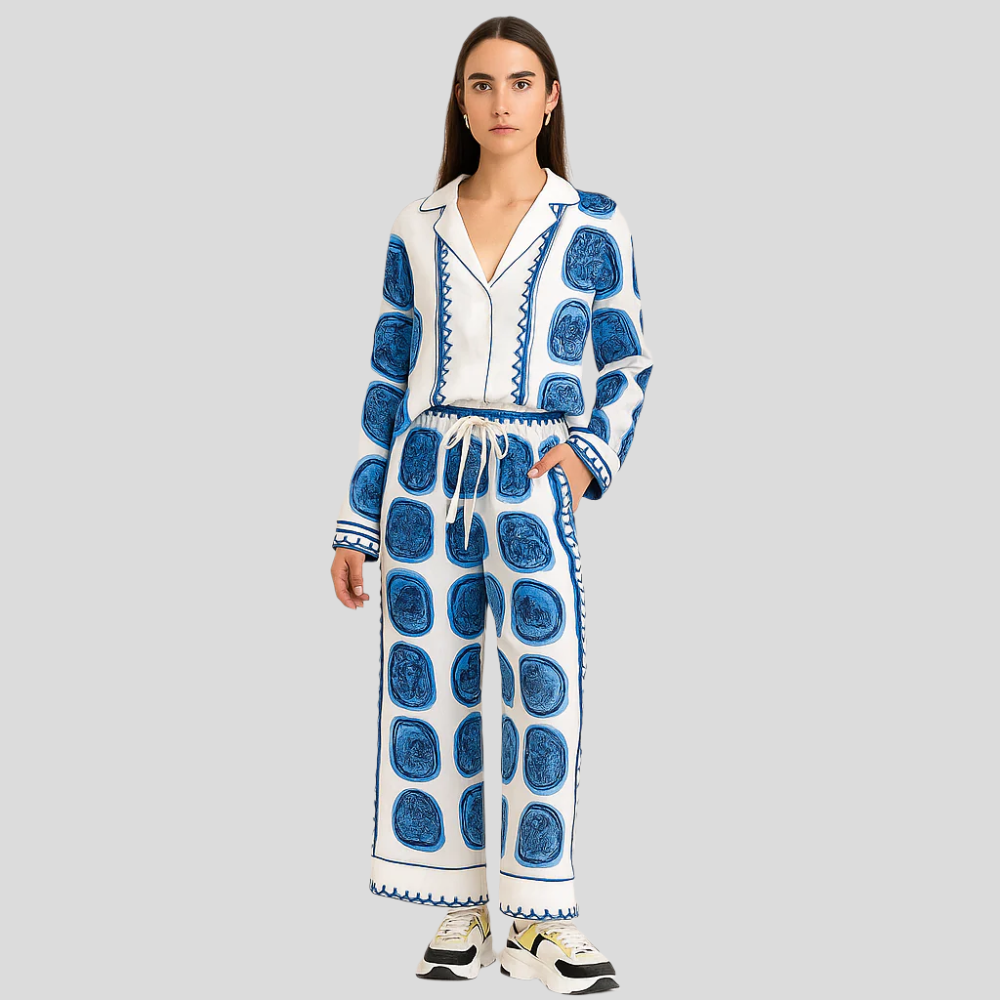 Cleo – Ensemble géométrique coordonné pour un style de rue sans effort
