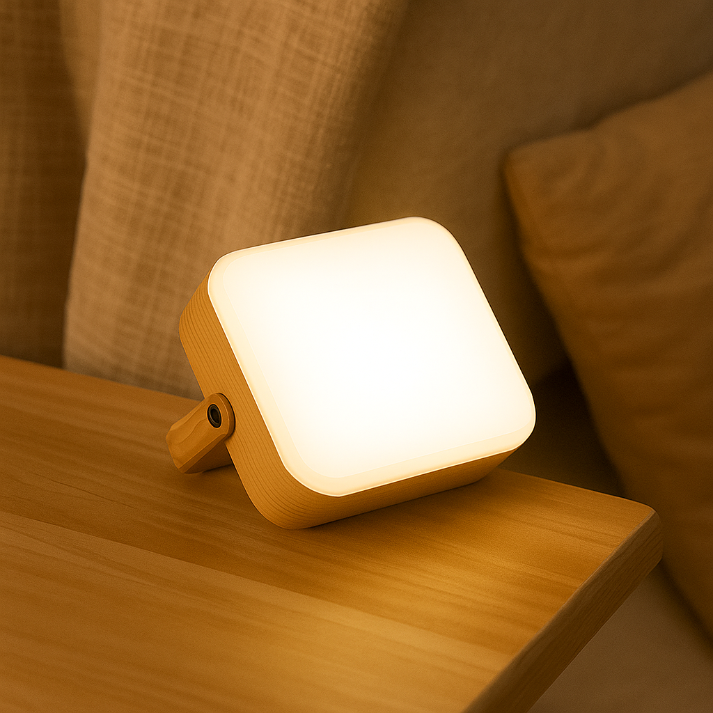 MagnaGlow – Lampe LED rechargeable magnétique au design arrondi et compact