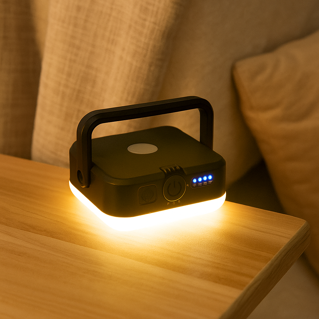 MagnaGlow – Lampe LED rechargeable magnétique au design arrondi et compact