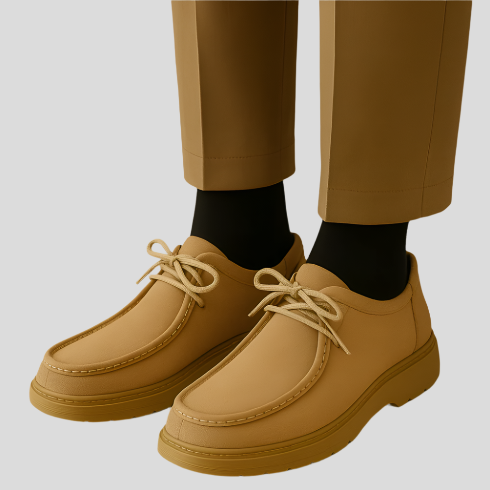 Bruce - Chaussures décontractées à lacets en daim pour homme