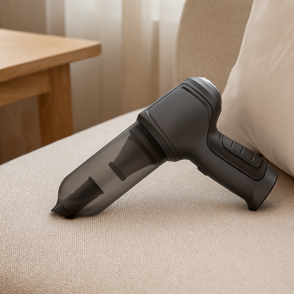 Aspirateur DualFlow – Aspirateur portable 2 en 1 avec système de compression d'air