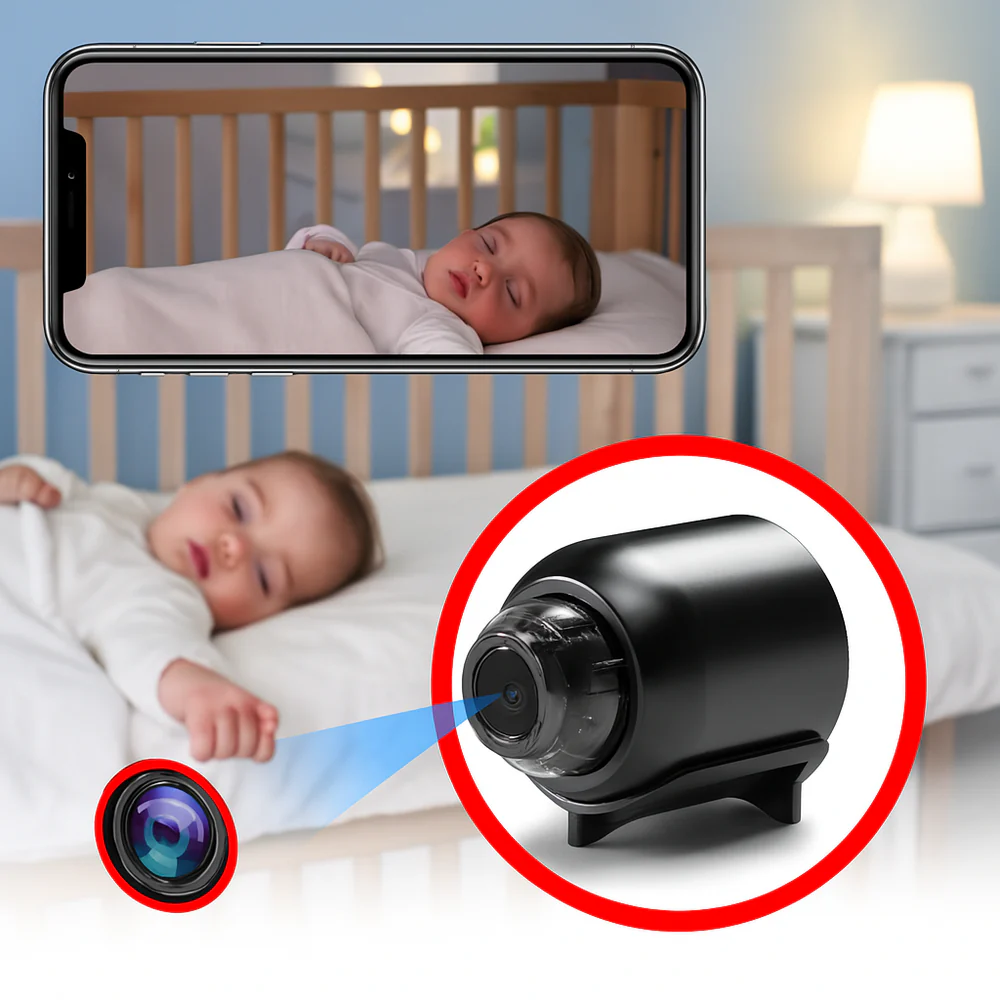 CovertCam - Mini caméra espion sans fil