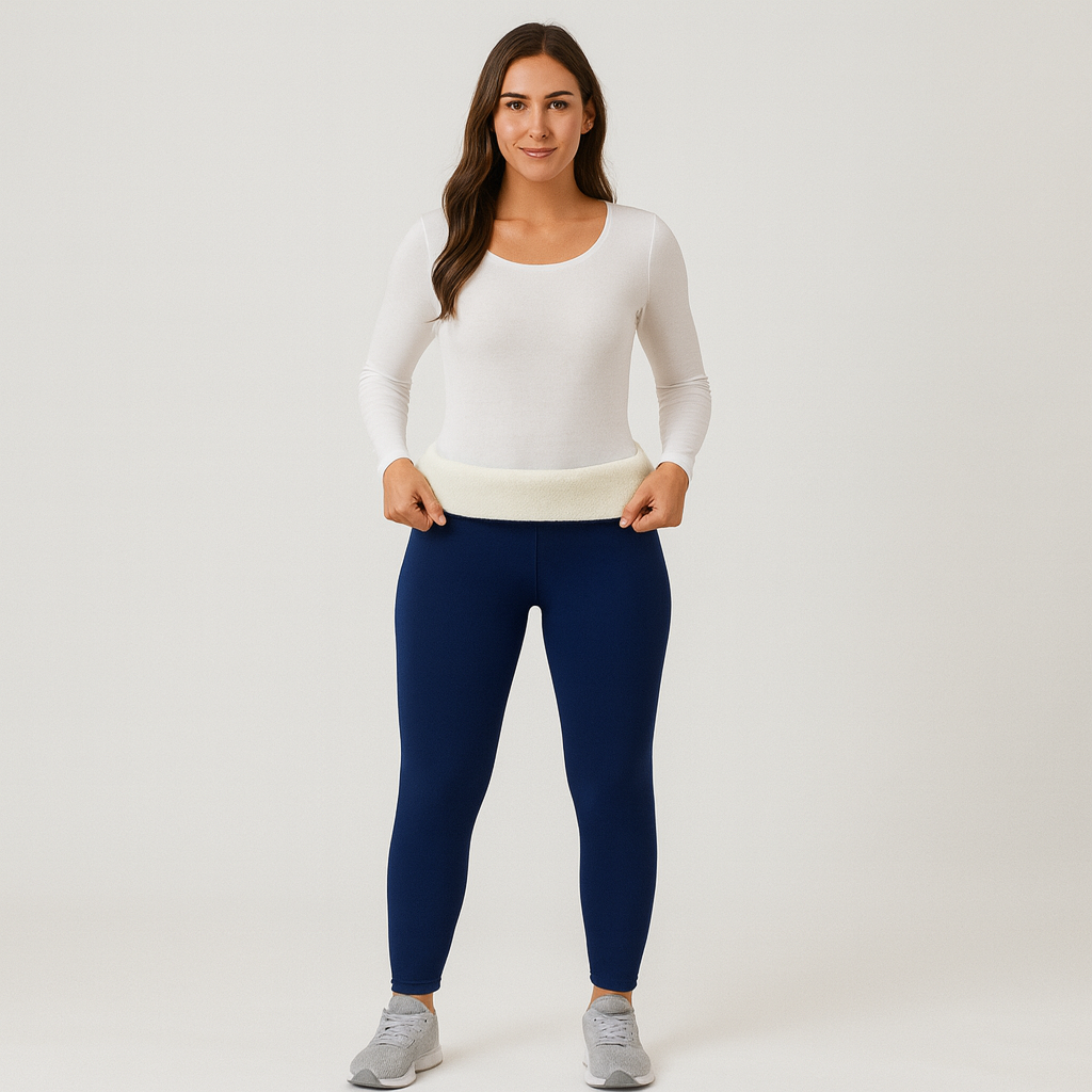 Selora | Leggings thermiques douillets avec doublure sherpa pour femmes