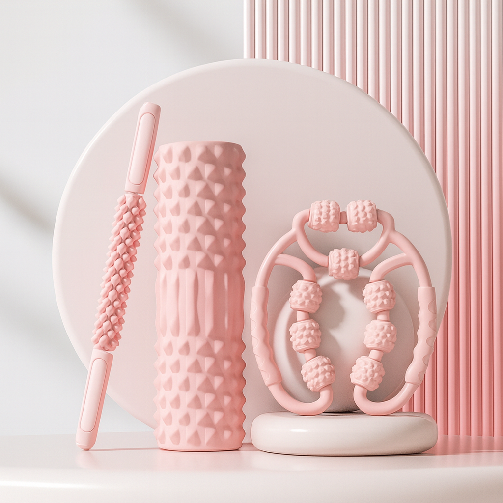 Ensemble de rouleaux en mousse pour massage musculaire des tissus profonds