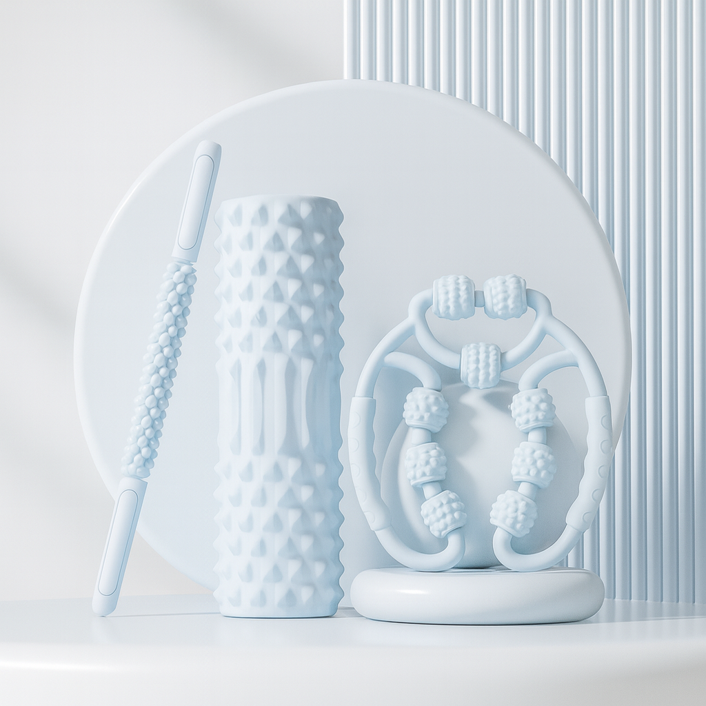 Ensemble de rouleaux en mousse pour massage musculaire des tissus profonds