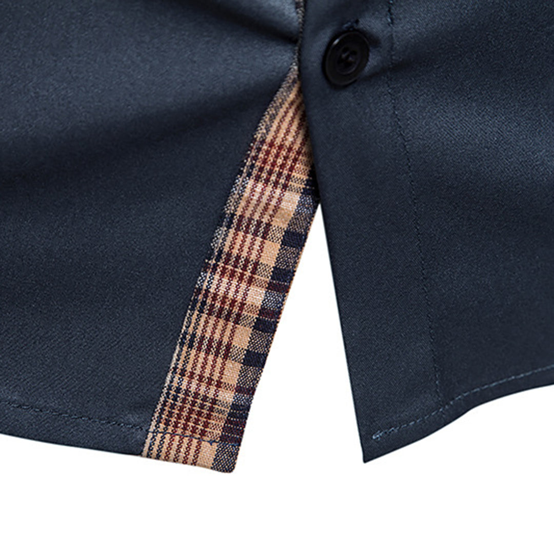 Noah - Chemise décontractée à manches longues avec boutons et poches