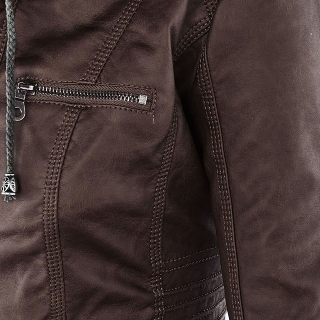 Veste imperméable pour femmes avec capuche