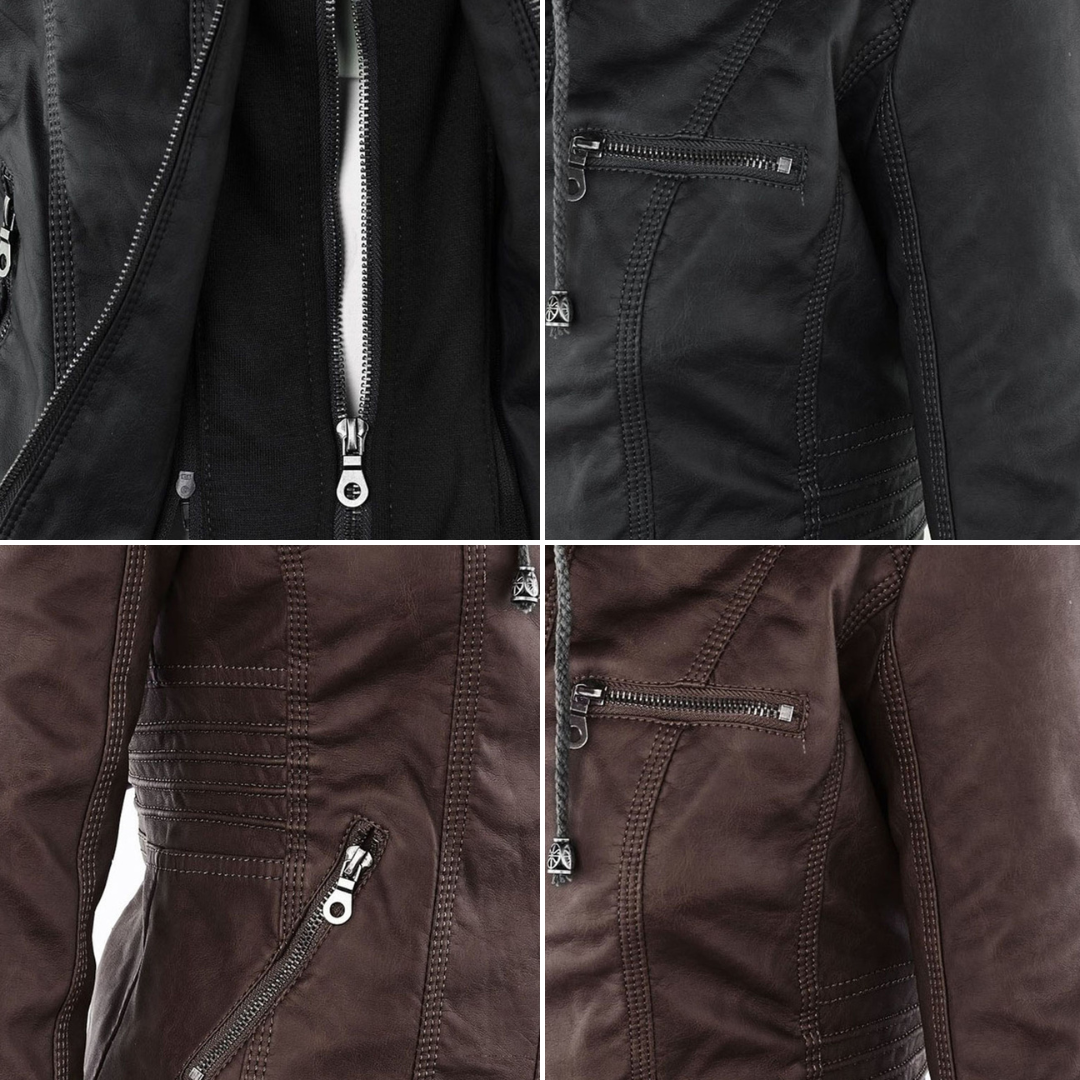 Veste imperméable pour femmes avec capuche