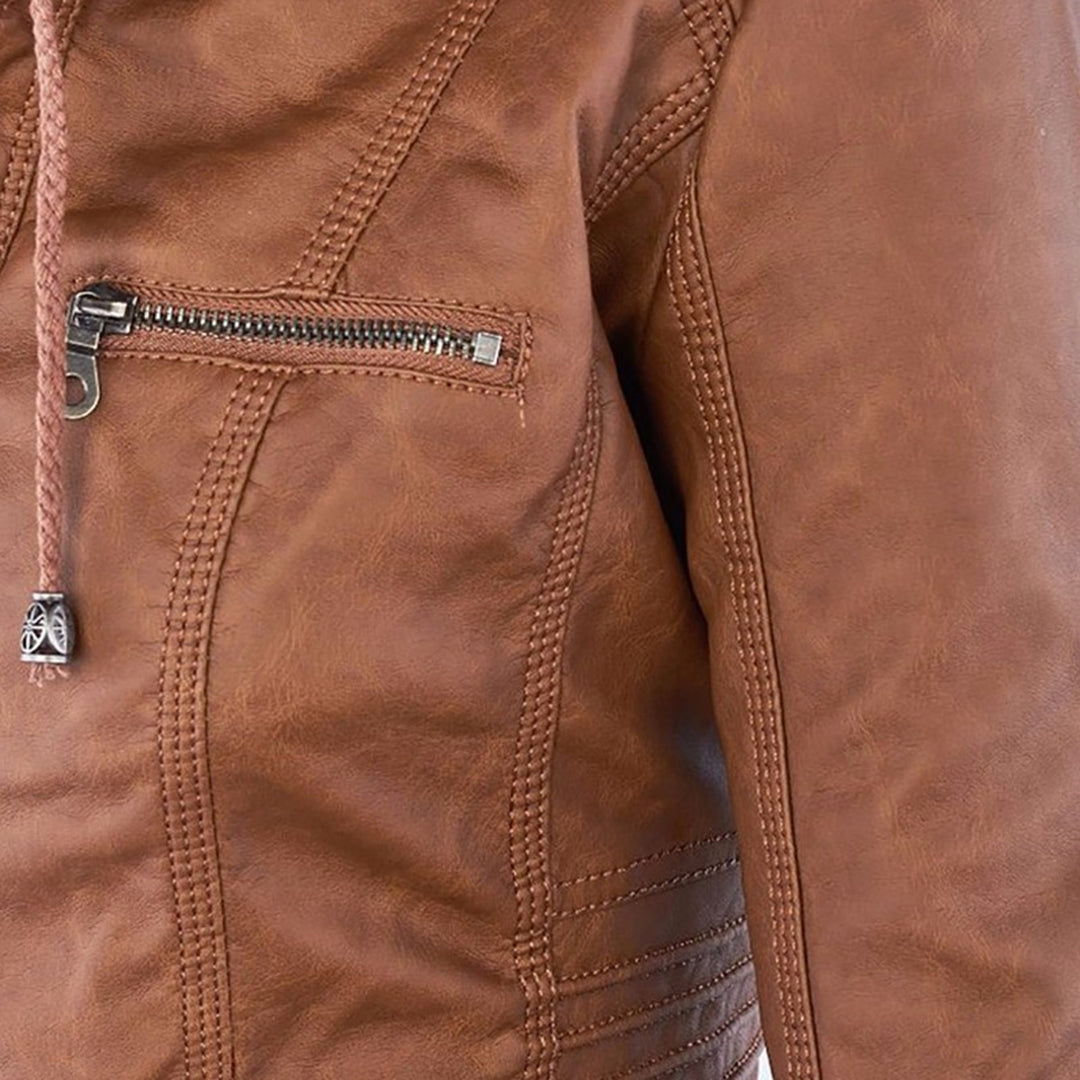 Veste imperméable pour femmes avec capuche
