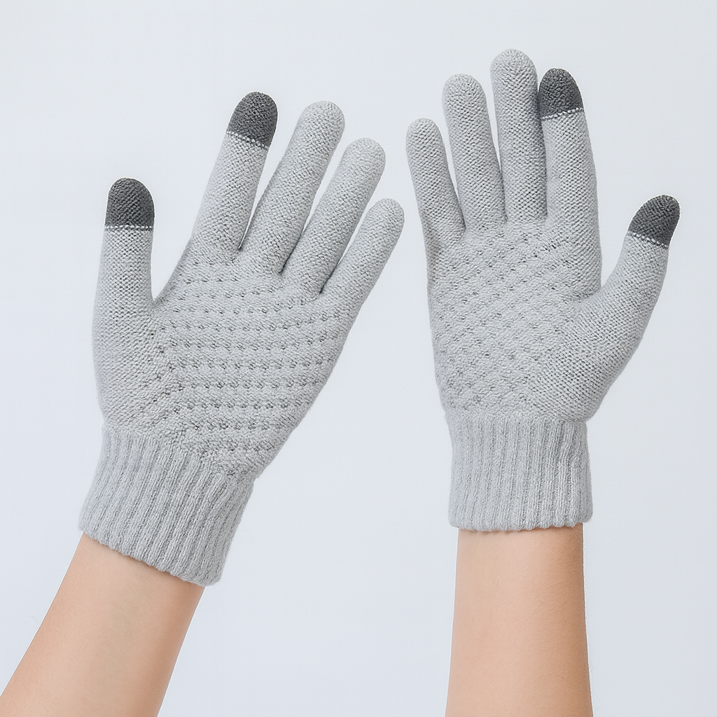 ColdGrip | Gants de sport d'hiver épaissis – compatibles écran tactile pour la randonnée et le vélo