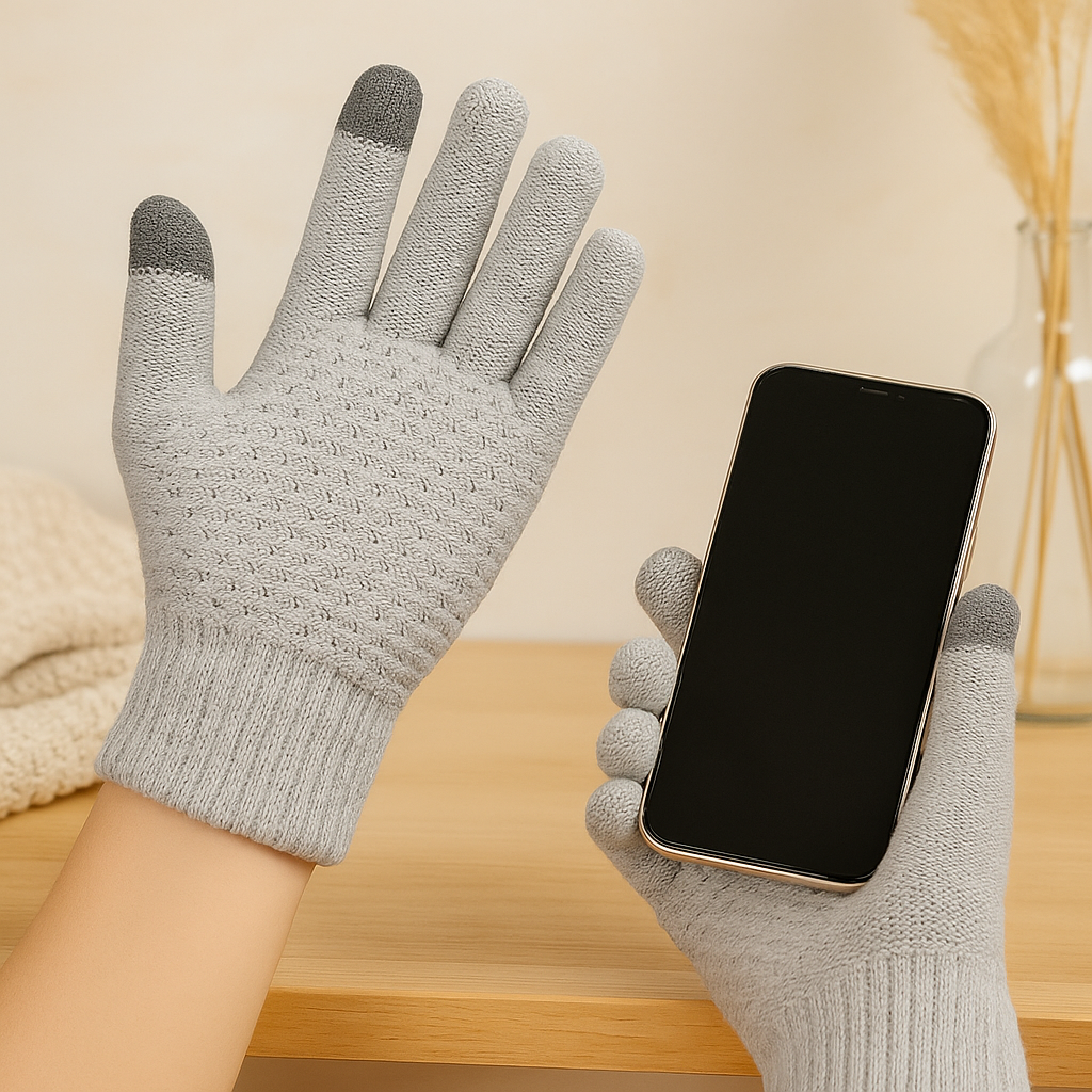 ColdGrip | Gants de sport d'hiver épaissis – compatibles écran tactile pour la randonnée et le vélo