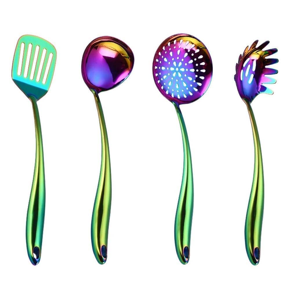 Ensemble d'ustensiles de cuisine KitchenCraft Elegant avec longues poignées pour un usage quotidien