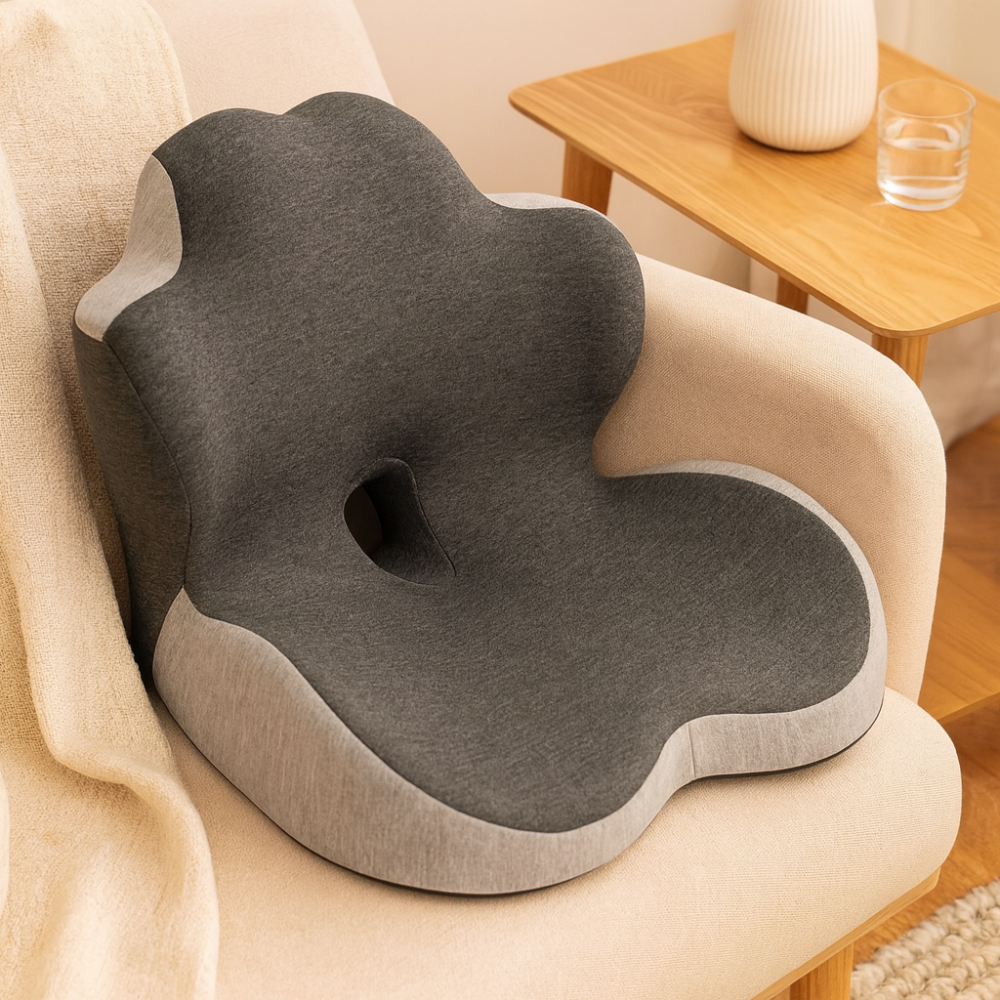 ComfyRest | Coussin de siège ergonomique avec dossier intégré
