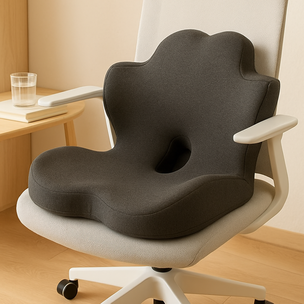 ComfyRest | Coussin de siège ergonomique avec dossier intégré