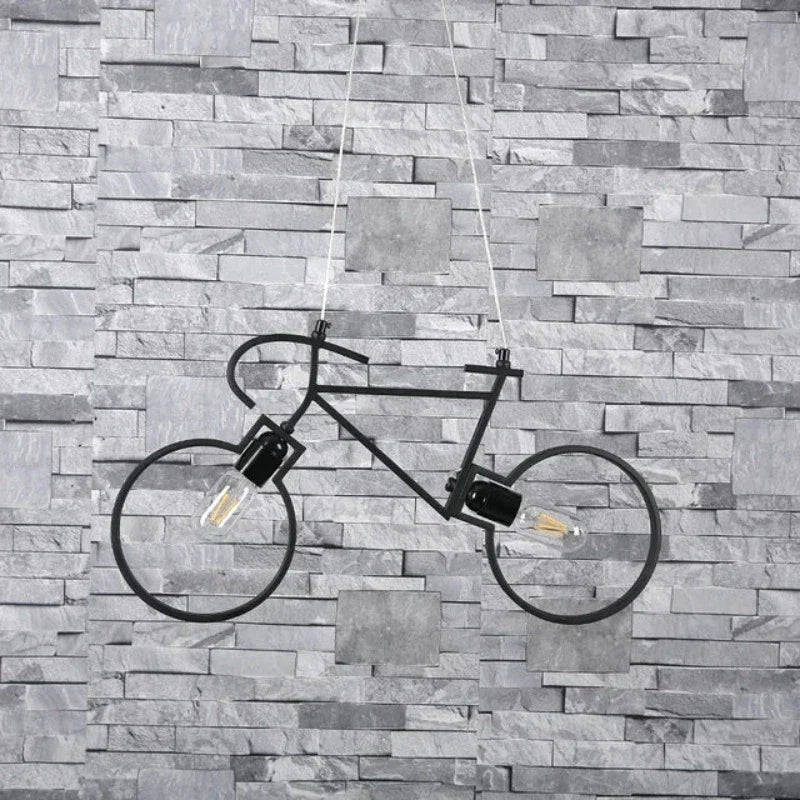 CycleGlow – Lampe suspendue inspirée du vélo