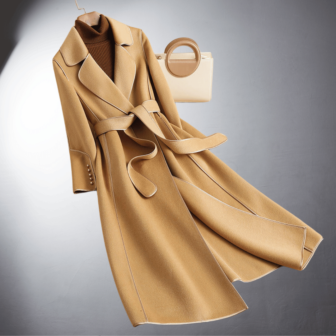 Manteau en cachemire pour femmes de qualité supérieure fait main