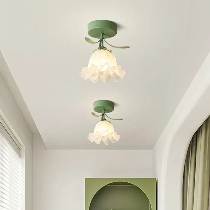 DécorLume - Lampe de plafond en forme de fleur