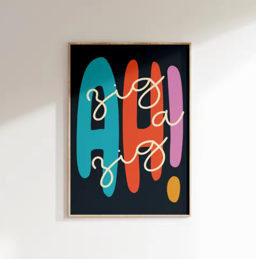 RetroPop - Affiches typographiques vibrantes