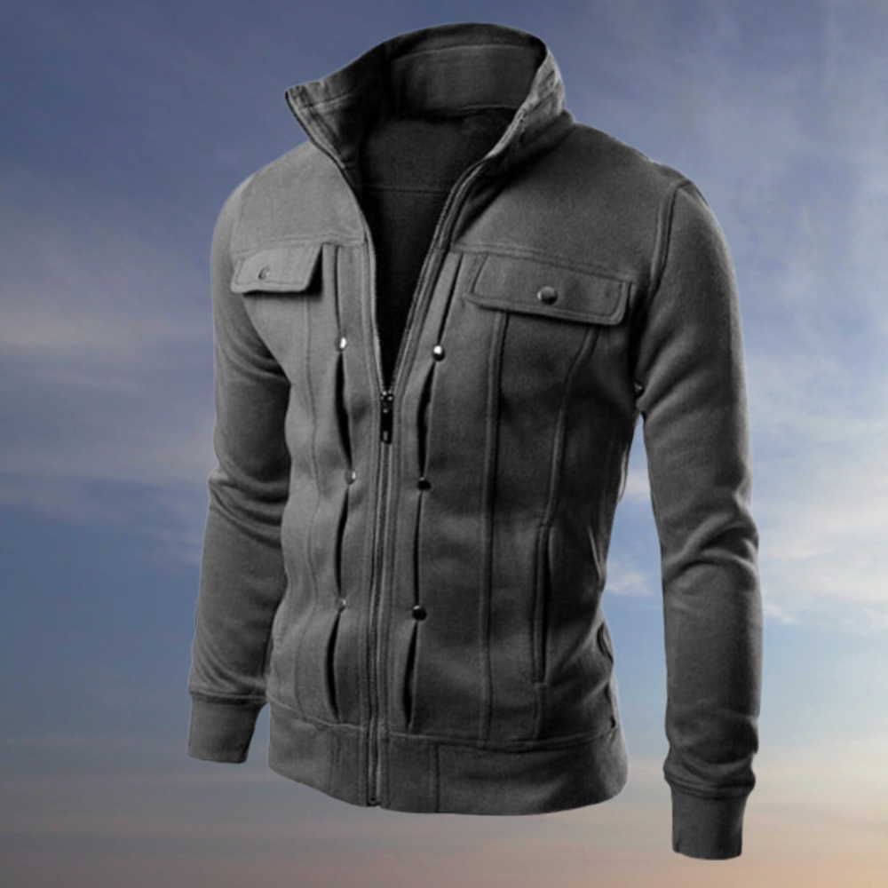 Veste zippée Luke avec col montant