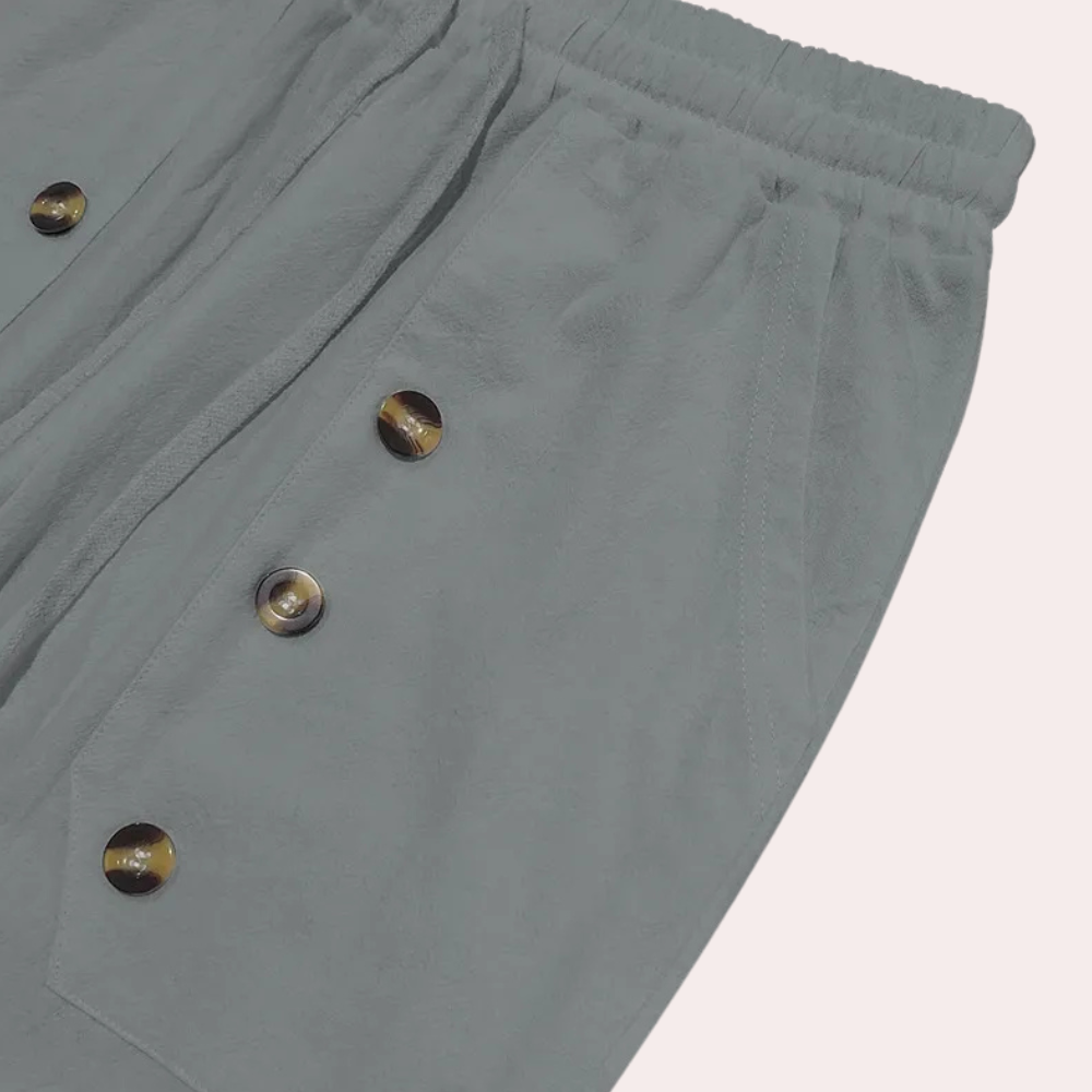 Jeremy - Pantalon à cordon de serrage style urbain pour homme