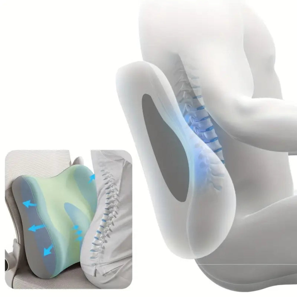 DriveEase | Coussin de siège auto en mousse à mémoire avec housse amovible