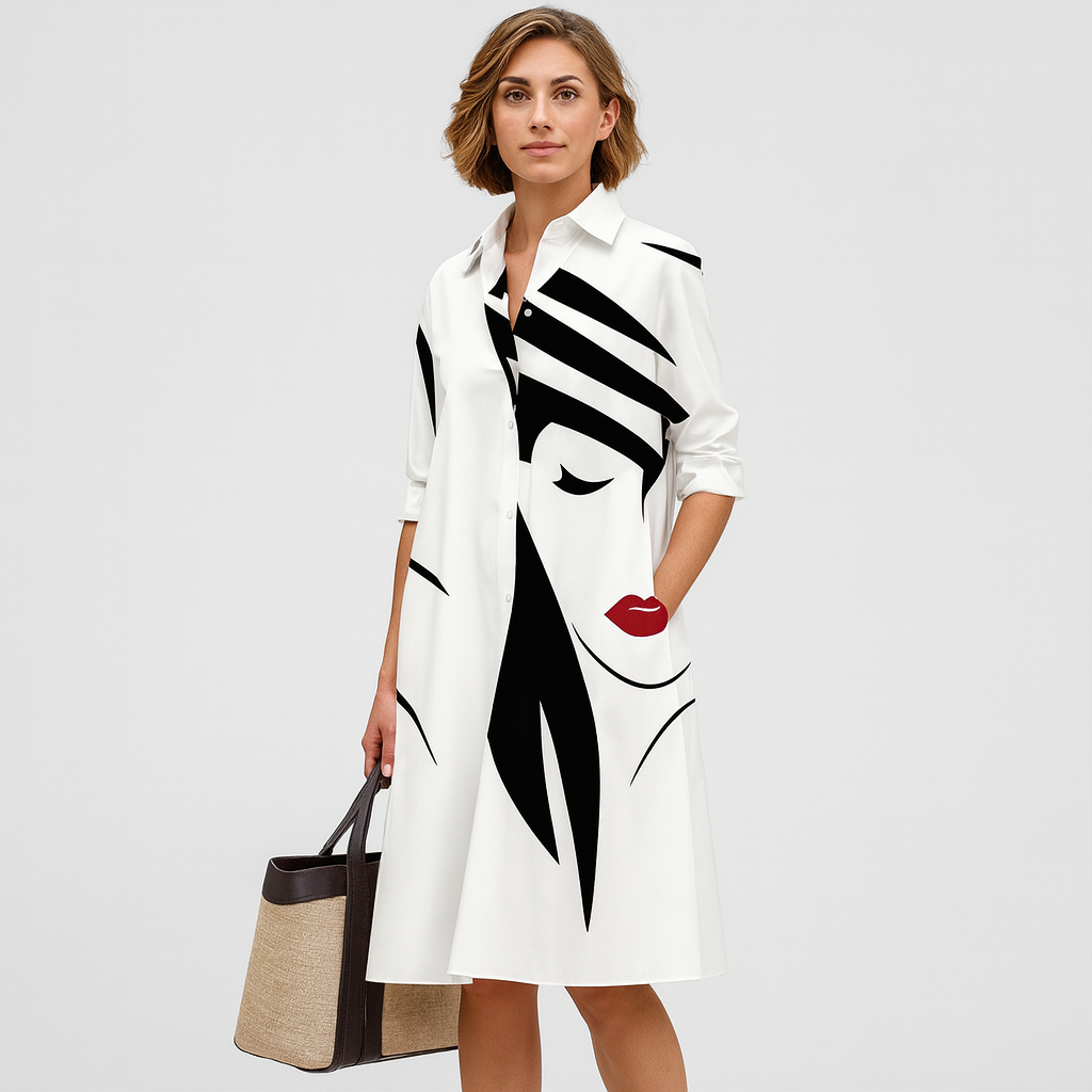 Elantra | Robe midi élégante Darcie