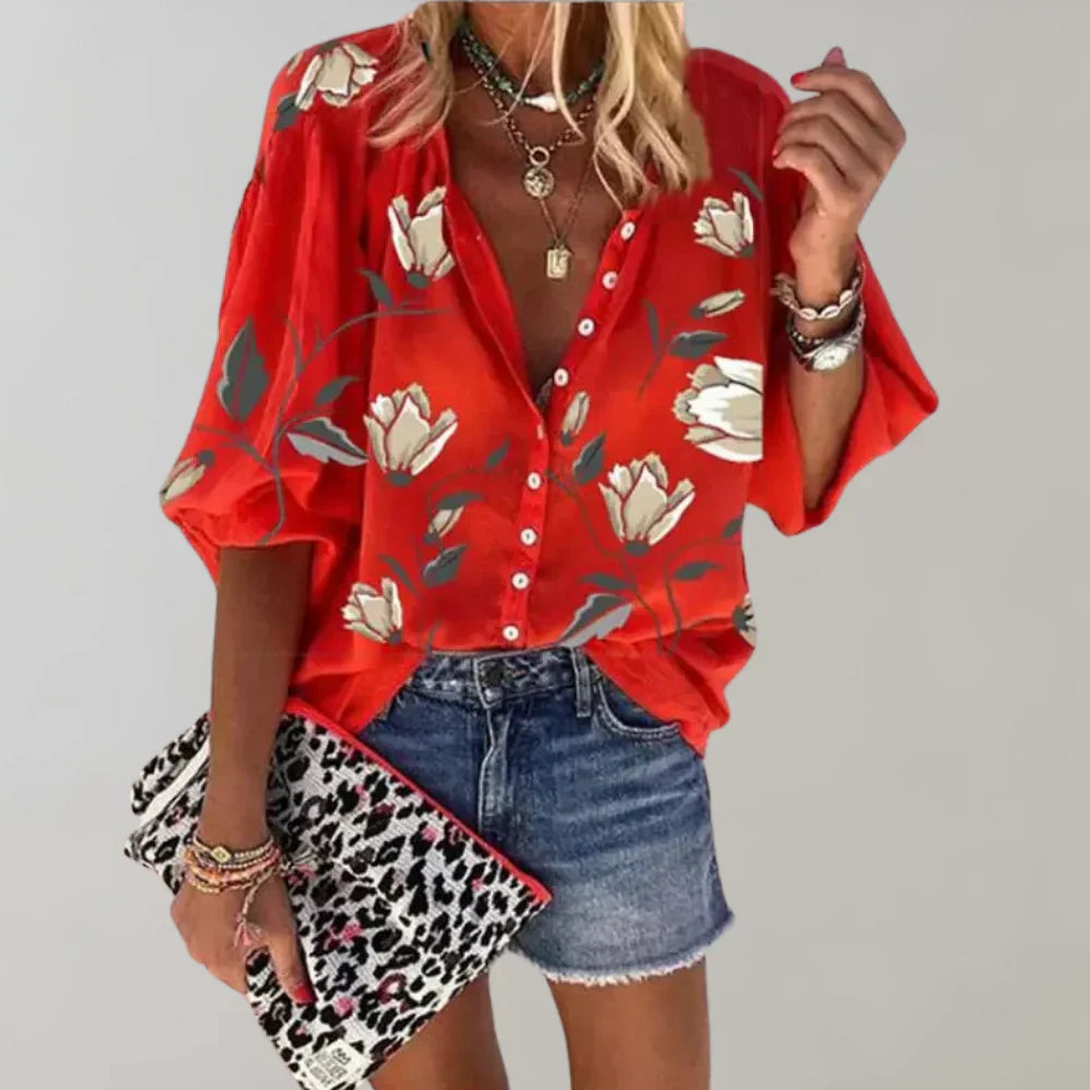 Blouse à imprimé floral Selma
