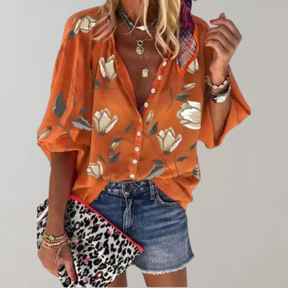 Blouse à imprimé floral Selma