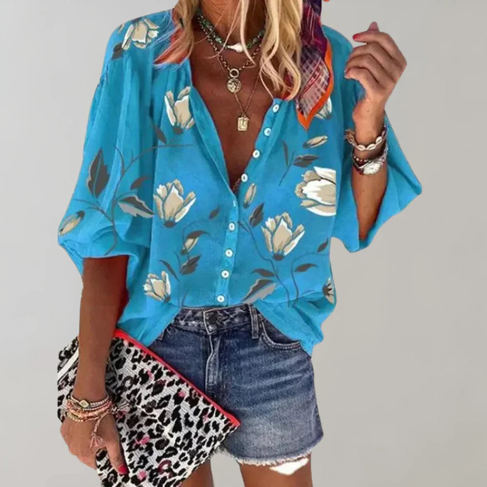 Blouse à imprimé floral Selma