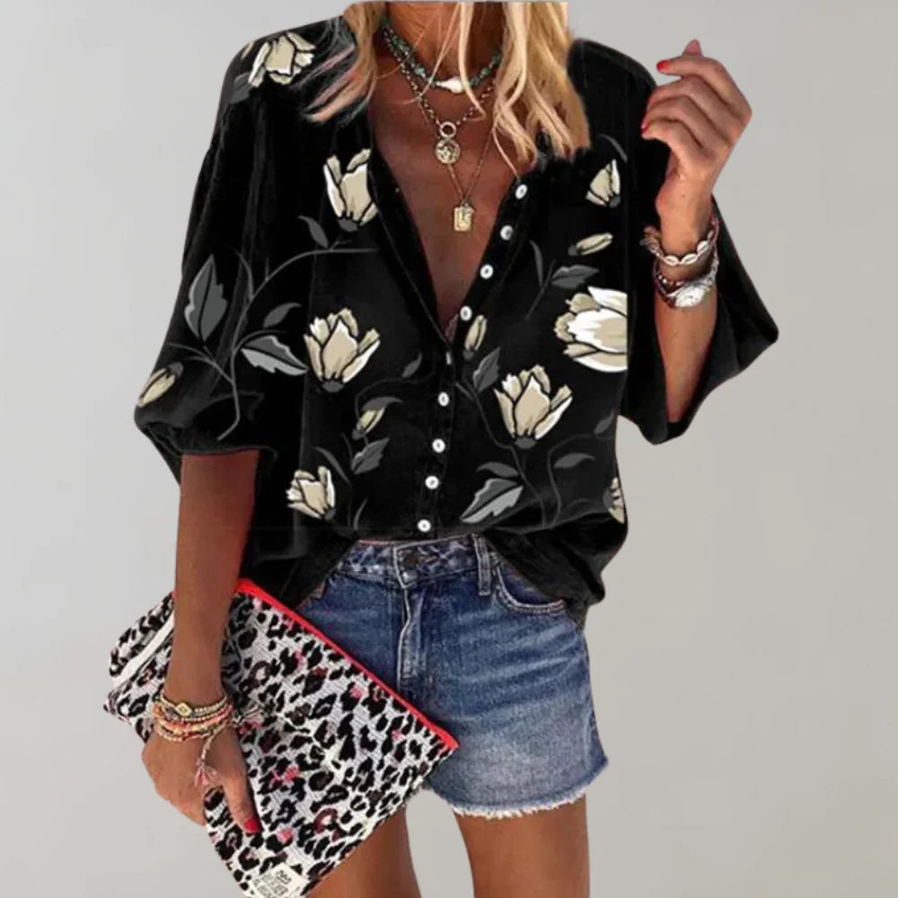 Blouse à imprimé floral Selma