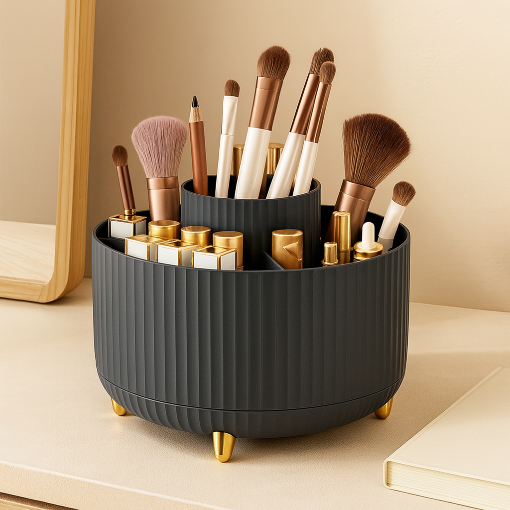 Organisateur pivotant à 360° ElegantSpin – Rangement cosmétique