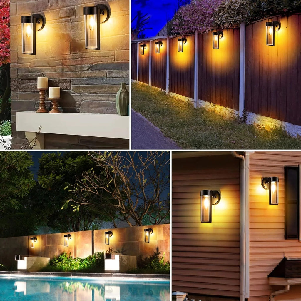 Lampe Solaire LumaVæg – Éclairage Murale Extérieur Élégant